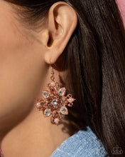 Load image into Gallery viewer, Fancy-Free Florals Copper Earrings