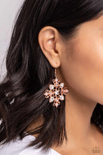 Load image into Gallery viewer, Fancy-Free Florals Copper Earrings