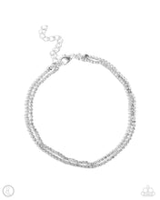 Load image into Gallery viewer, Dainty Declaration White Anklet