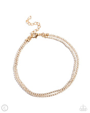 Load image into Gallery viewer, Dainty Declaration Gold Anklet