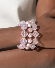 Load image into Gallery viewer, Glittery Gala Pink Bracelet