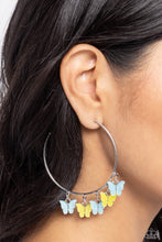 Load image into Gallery viewer, Bemusing Butterflies Blue Earrings