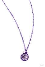 Load image into Gallery viewer, Bejeweled Basic Purple Necklace