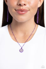 Load image into Gallery viewer, Bejeweled Basic Purple Necklace