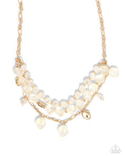 Load image into Gallery viewer, Cubed Cameo Gold Necklace