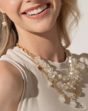 Load image into Gallery viewer, Cubed Cameo Gold Necklace