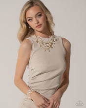 Load image into Gallery viewer, Glittery Gala Gold Bracelet