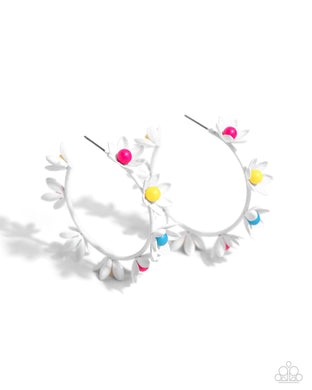 Flower Vine Multi Hoop Earrings