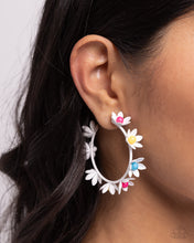 Load image into Gallery viewer, Flower Vine Multi Hoop Earrings