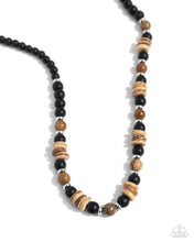 Load image into Gallery viewer, Sand of the Sonoran Mens Black Necklace