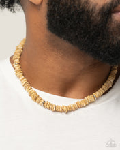 Load image into Gallery viewer, On A SHELL-ular Level Brown Men&#39;s Necklace