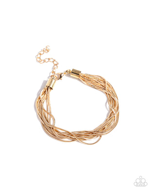 By a Show of STRANDS Gold Bracelet