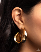 Load image into Gallery viewer, Curly Cadence Gold Earrings