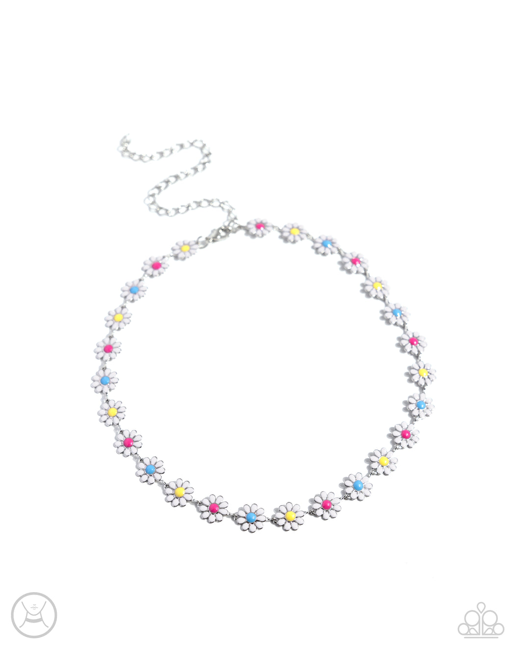 Floral Falsetto White Choker