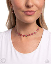 Load image into Gallery viewer, Floral Falsetto Red Choker