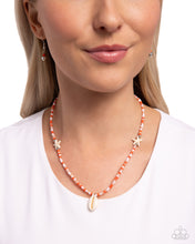 Load image into Gallery viewer, Beachside Beauty Orange Necklace