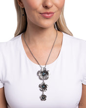 Load image into Gallery viewer, Wallflower Whimsy Blue Necklace
