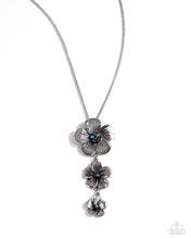 Load image into Gallery viewer, Wallflower Whimsy Blue Necklace