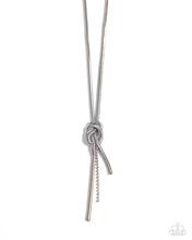 Load image into Gallery viewer, Knotted Keeper White Necklace