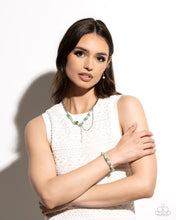 Load image into Gallery viewer, Nostalgically Noble Green Necklace