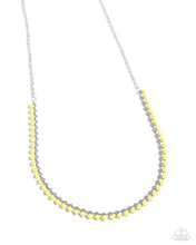 Load image into Gallery viewer, Colored Cadence Yellow Necklace