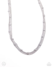 Load image into Gallery viewer, Satellite Strands Silver Necklace