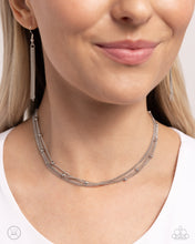 Load image into Gallery viewer, Satellite Strands Silver Necklace