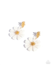 Load image into Gallery viewer, Poetically Pastel White Earrings
