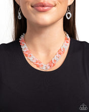 Load image into Gallery viewer, Rainbow Ragtime Blue Necklace