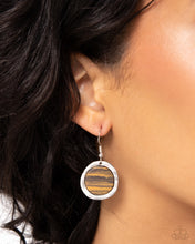 Load image into Gallery viewer, Pendant Paradox Brown Earrings