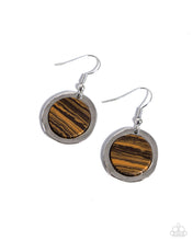 Load image into Gallery viewer, Pendant Paradox Brown Earrings