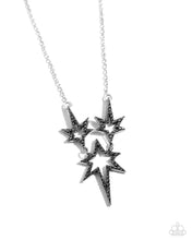 Load image into Gallery viewer, Explosive Exhibit Silver Necklace