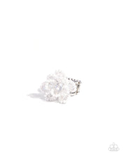 Load image into Gallery viewer, Beaded Boutonnière White Ring