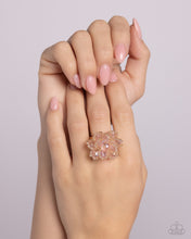 Load image into Gallery viewer, Beaded Boutonnière Gold Ring