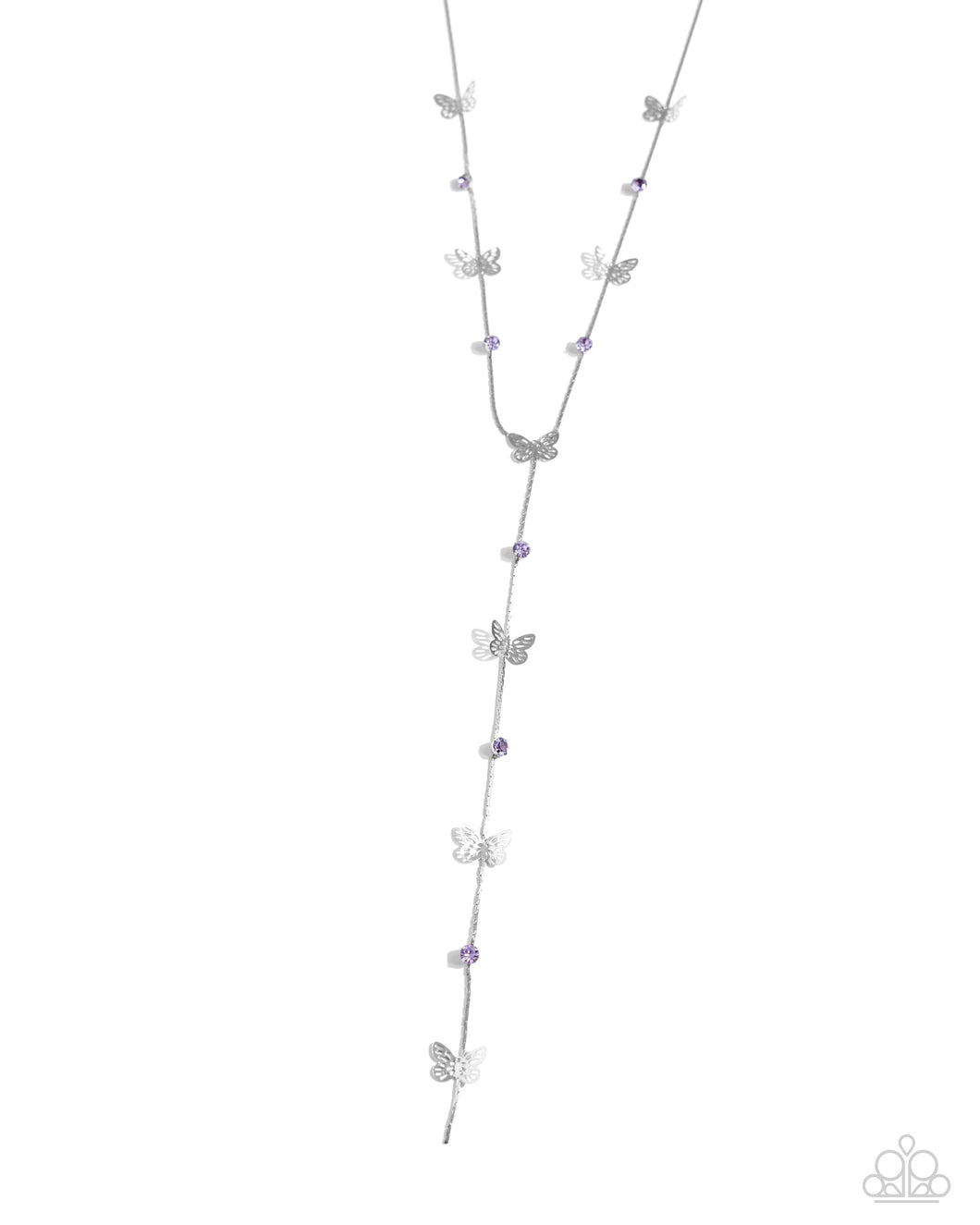 Aerial Attention Purple Necklace