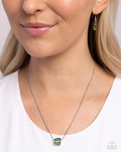 Load image into Gallery viewer, Warden Wheel Green Necklace
