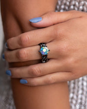 Load image into Gallery viewer, Authoritative Ability Blue Skinny Band Ring