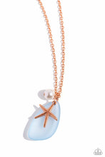 Load image into Gallery viewer, Sea Glass Stash Copper Necklace