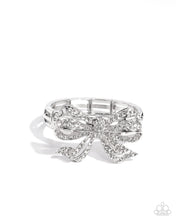 Load image into Gallery viewer, Its All A-BOW-t Me White Bracelet