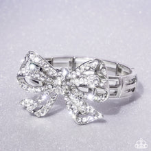 Load image into Gallery viewer, Its All A-BOW-t Me White Bracelet