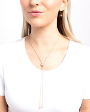 Load image into Gallery viewer, Raised Rose Rose Gold Necklace