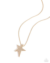 Load image into Gallery viewer, Patriotic Performer Gold Necklace