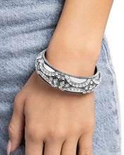 Load image into Gallery viewer, Draped in Decadence White Bracelet