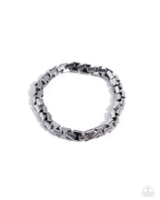 Load image into Gallery viewer, Interlocked Ideal Silver Mens Bracelet