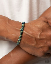 Load image into Gallery viewer, Matte Makeover Green Men’s Bracelet