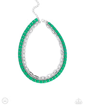 Load image into Gallery viewer, LAYER of the Year Green Necklace