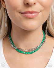 Load image into Gallery viewer, LAYER of the Year Green Necklace