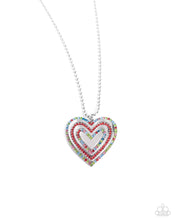 Load image into Gallery viewer, Hallucinatory Hearts Red Necklace