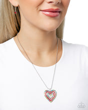 Load image into Gallery viewer, Hallucinatory Hearts Red Necklace
