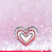 Load image into Gallery viewer, Hallucinatory Hearts Red Necklace